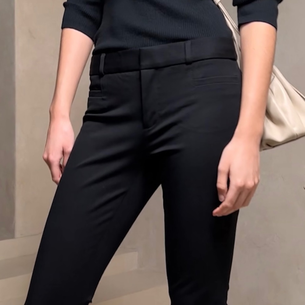 Banana Republic Modern Sloan/Mid Rise Skinny Sloan pant, Black size 8